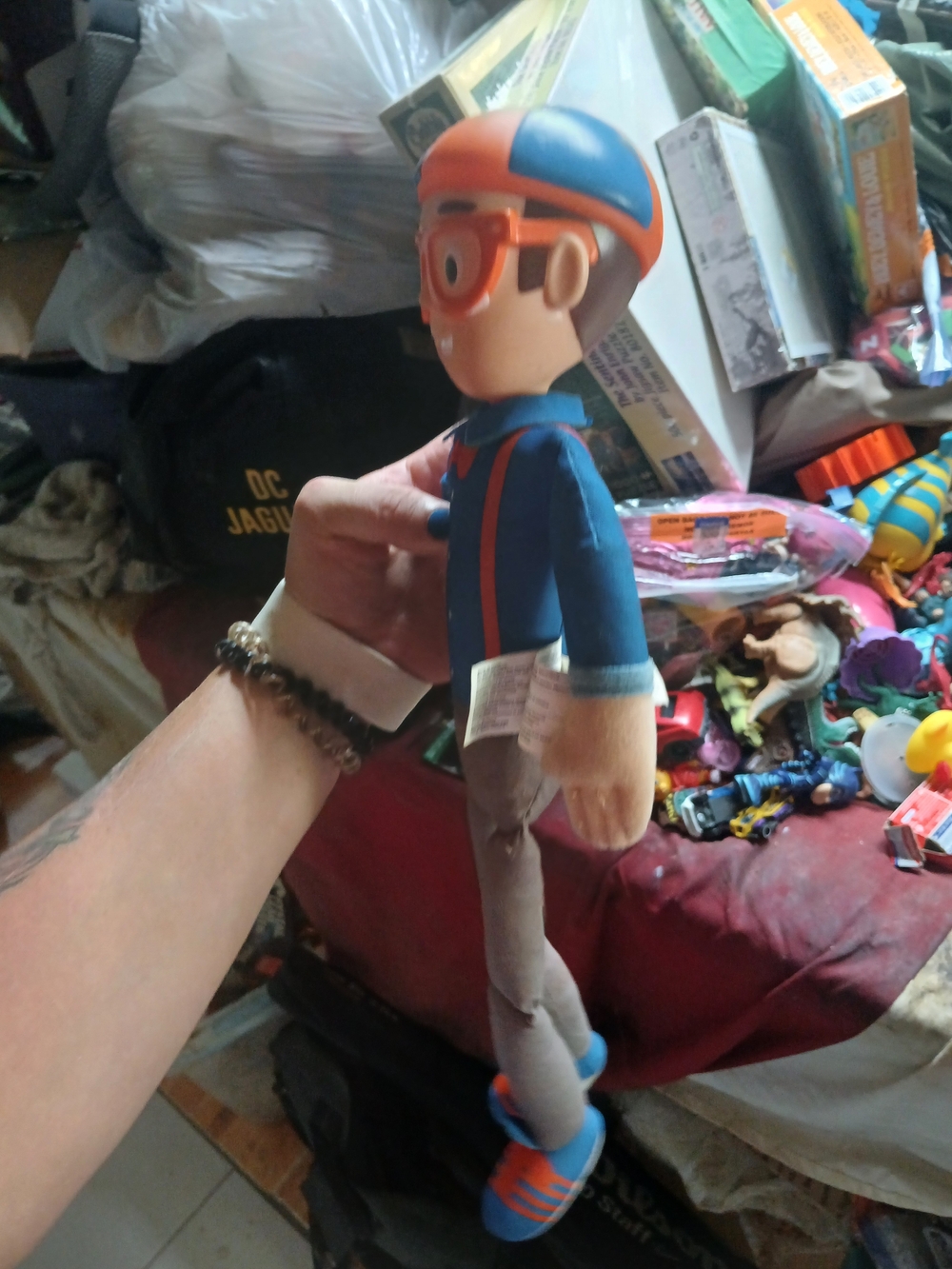 interactive Blippi My Buddy Talking Plush Doll.